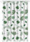 Loti Living Rideau de Douche Anti-moisissure 120 x 200 cm – Feuilles – Polyester – avec Anneaux – Rideaux de Douche - Shower Curtain - Motif Feuilles Tropicales - Tissu Lavable en Machine