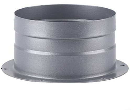 URPIZY 3-8 Zoll Metall Flansch Entlüftungsrohr Fitting Wand Luftrohr Schlauch Flansch Adapter Lüftungsrohrverbinder, 200 mm