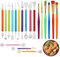 NUDFSY 19Pcs Fondant Tools, Clay Tools, Cake Decorating Tool Set for Cookie Cake DIY Fondant Sculpting Decoration Supplies