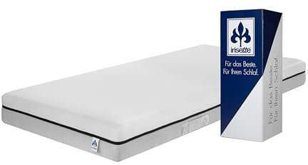 Irisette Smart 2 in 1 Duo 7-Zonen Tonnentaschenfederkernmatratze, Duo Härtegrad 3 und 4 - einfach wenden, 80 x 200 cm, Öko-Tex Zertifiziert, produziert nach deutschem Qualitätsstandard