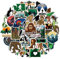 50 Stück Bigfoot Savage Aufkleber Pack Große Füße Wildnis Sticker Set wasserdichte Vinyl Sticker für Laptop Kinder Autos Motorrad Fahrrad Skateboard Gepäck Koffer Computer Aufkleber Graffiti Decal