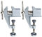FINELYCR 2 Piezas Tornillo de Banco Pequeño, Tornillo de Banco Ajustable de 35 MM, Pequeño Portáti Tornillo Banco, para Modelismo, Modelado, Pintura y Reparación de Manualidades