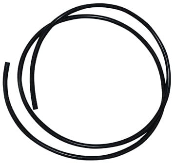 LAVMHAB Silicone Tube 5mm ID x 8mm OD 1.5m (4.9FT), Flexible Silicone Rubber Tubing Air Hose Water Pipe for Pump Transfer (Black)