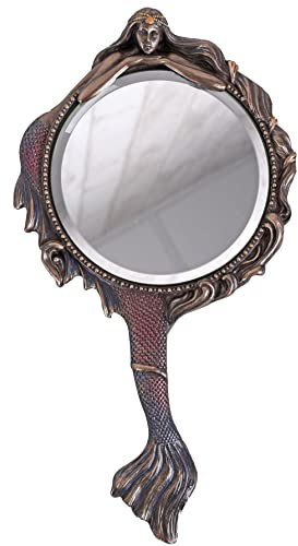 Handspiegel Jugendstil Meerjungfrau Spiegel Taschenspiegel Vintage wu76964a4 Palazzo Exklusiv