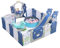 Magic ZC Grand Parc Bebe Modulable, Parc Bebe Pliable pour Enfants Intérieur Extérieur, Centre d'activités pour Nourrissons Aire de Jeux avec Éponge Anti-collision (B 12+2)