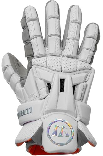 WARRIOR Burn XP2 Lacrosse Gloves (Large 13), White