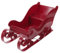 OFFSCH 4 Stück Weihnachtsschlitten Schlitten Dekor Mini-Schlitten Weihnachtsmann-Schlitten-dekor Mini-weihnachtsdekoration Desktop-schlittenverzierung Party-Schlitten-dekor Plastik Rot