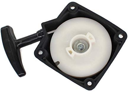 HURI Seilzugstarter Starter für Ikra BT 3340, 1E36F-E, 1E40F-5A, 1E40-2E, BT 4344, BF33, BF43 Freischneider für viele Gartengeräte mit einem 33cc - 52cc Benzinmotor