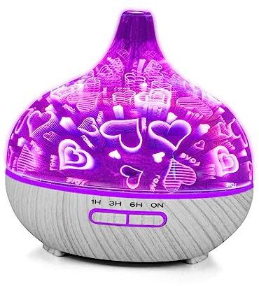 MAGICLULU -diffusor Luftbefeuchter mit Farbwechsel Duft-luftbefeuchter für Ätherische Öle Farbenfroher Duft-diffusor Duft-luftbefeuchter mit Led-Beleuchtung