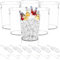 6 Pack Ice Bucket Cooler, 4L Acrylic Clear Wine Beer Bucket with 6 Ice Scoop & 6 Tongs, Plastic Champagne Buckets Chiller with Handle for Party Bar Home