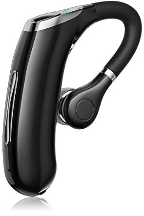 YUEYINOK Bluetooth Headsets with Dual Mic,Bluetooth Earpiece Hands Free Earpiece Bluetooth Phone Earpiece,Single Ear Bluetooth Headsets Phone Headset Handsfree Bluetooth Headset