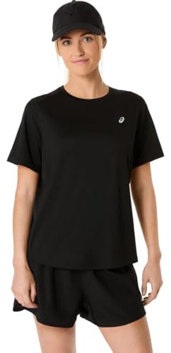ASICS T-Shirt Damen schwarz, L Damen
