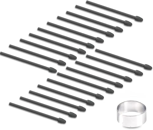 20 Stück 2B Ersatzspitzen kompatibel mit Remarkable 2 Marker-Spitzen für Remarkable 1 Stylus Ersatzspitzen für Tablet Pens Nibs (Schwarz 20)