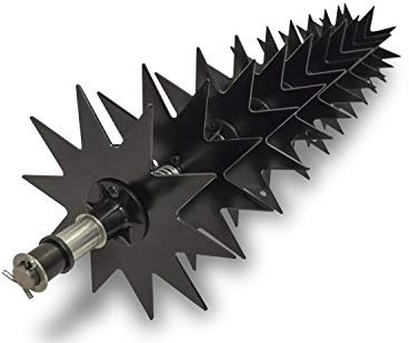 Agri-Fab AG45-0458 Vertikutierer, mit gebogener Klinge, SmartLink, Schwarz, 106,7 cm