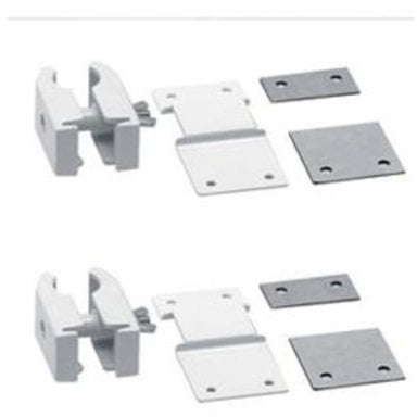 Maxview H84074 2x Universal Aerial Clamps - White