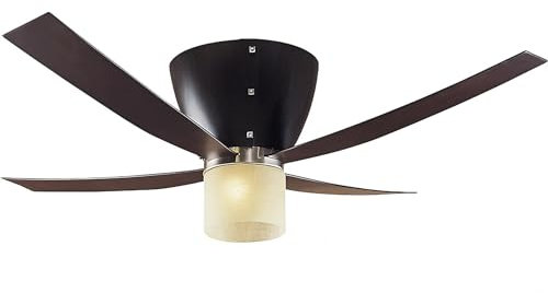 Hunter Fans Deckenventilator Valhalla Buche Dunkel 132 cm mit Beleuchtung und Fernbedienung