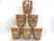 Heron Cross Pottery Abbeydale Collection Set of 6 William Morris red strawberry thief aspen mugs