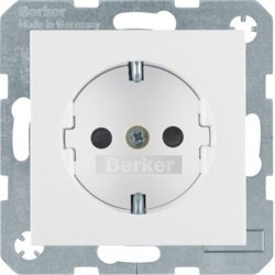 Berker 47231909 Steckdose polarweiss