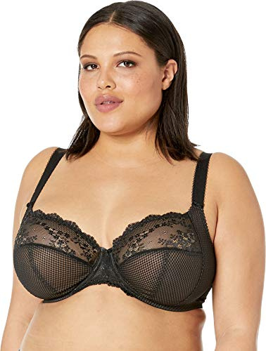 Elomi Damen Charley Tief Ausgeschnittener Stretch-Spitze mit Bügel Plunge-BH