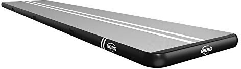 BERG AirTrack Home 500 Turnmatte, Mit Elektrischer Luftpumpe und Tasche, Yogamatte, Tumbling matte, 500x100x10 cm