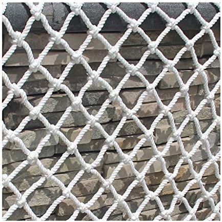 Rete di Protettiva Rete Sicurezza Balcone Corda Rete Di Sicurezza for Bambini Rimovibile, Balcone Esterno Decorazione Rete Protezione Rete for Asilo Scale Corda Anticaduta Canapa Rete Recinzione Rete