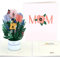 Lovepop® 3D Pop-Up Karte Blumenstrauß Muttertagskarte Grußkarte für Muttertag mit aufstellbarem Mini-Blumen-Bouquet | inkl. ausziehbarer Notizkarte & Versteckfach für Grüße & Nachrichten
