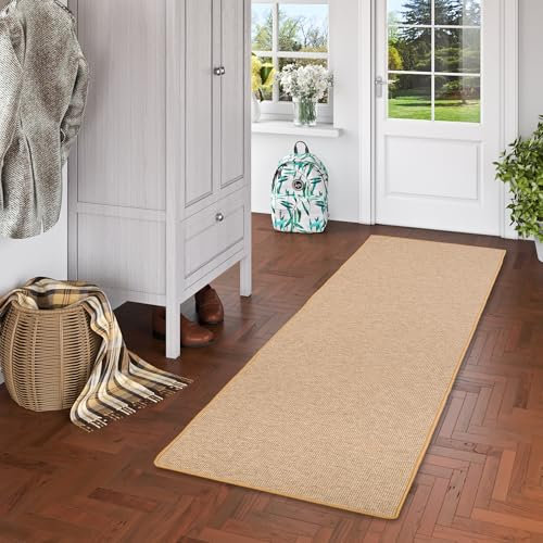 Snapstyle Natur Sisal-Optik Teppich Läufer Taff Nuss in 9 Größen