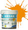 Ursan - Plastikril Satinado | Pintura Exterior Satinada - Pintura Impermeabilizante - Indicada para Fachadas con Alta Resistencia a Agentes Atmosféricos - NARANJA 4L