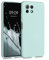 kwmobile Hülle kompatibel mit Xiaomi 11 Lite (5G) NE/Mi 11 Lite (5G) Hülle - gummierte TPU Silikon Handyhülle - Schutzhülle für kabelloses Laden - Case in Cool Mint
