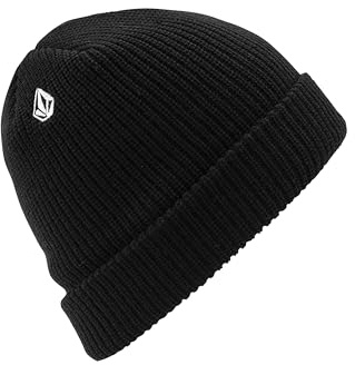VOLCOM Herren Full Stone Beanie, schwarz, Einheitsgröße