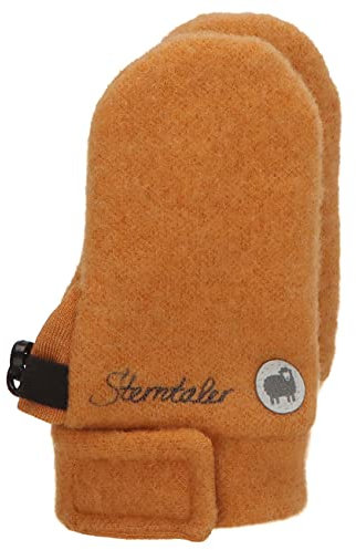 Sterntaler Baby Unisex Kinder Fäustel Handschuh - Baby Fäustlinge Winter, Baby Handschuhe - aus weicher Merino Wolle - hellbraun,