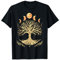 Phase De Lune Arbre De Vie Méditation Yoga Spirituel T-Shirt