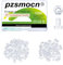 Pzsmocn 60 Stück/30 Sätze M6*8 mm PC Transparenter Kunststoff Kreuzschlitz Rundkopfschrauben und Sechskantmuttern-Satz, für Heimwerkerarbeiten, Modelle und die Befestigung Elektronischer Produkte.