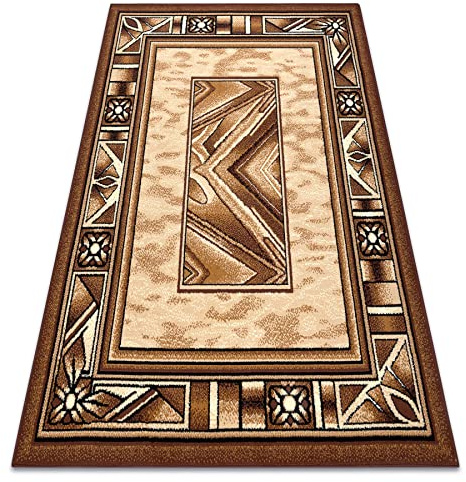 rugsx Teppich BCF Morad Opal Rahmen, klassisch, Teppich für Wohnzimmer, Zimmer, Schlafzimmer - beige 200x300 cm