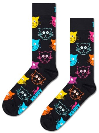 Happy Socks, Crew Socks, Cats Socks for Men and Women