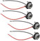 VGOL 4 Stück 1156 LED-Lampenfassung BA15S Lampenfassung Adapter Lichtsockel Kabelbaum Stecker Vorverdrahtete Verkabelung Steckdosen für Auto LKW Anhänger Armaturenbrett Lichter