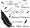 TOARTI Wandtattoo Zitat Gib Jedem Tag die Chance Flur Diele Wohnzimmer Selbstklebend Aufkleber Wandaufkleber Spruch Wandsticker,104x64cm