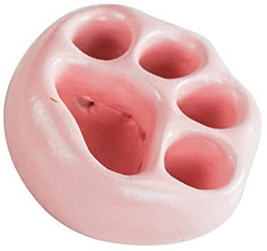 CIYODO 1pièce Vase De Plante Forme De Patte De Chat Pot Ciment pour Décoration pour Bureau Et Maison pour Fête Anniversaire Et Noël Rose