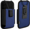 Großes Scanner-Holster, robuste vertikale Tragetasche für Zebra TC75x, TC75, TC70x, TC70, TC72, TC77, M60, MC65, MC67, mobiler Computer, Barcode-Scanner-Halter mit Metall-Gürtelclip, Blau