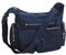 Umhängetasche Schultertasche Tasche Freizeit Sport Schule Nylon Bodybag Citytasche (Navy)