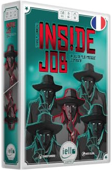 IELLO Inside Job – Fast kooperatives Faltspiel! ‍ EIN Verräter versteckt Sich um den Tisch... Füllen Sie die Missionen, ohne Sich zu fangen – Bluff, Abzug und Spannung garantiert!