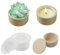 Kotkiddy® Stampo in silicone portacandele a forma di candela, rotondo, in silicone, per cemento, intonaco, candele fai da te, vaso da fiori