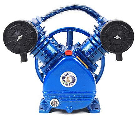 Gagate compressore a 2 cilindri a forma di V, aggregato d'aria compressa 3 HP una testa della pompa compressore compressore da 2,2 kW 250 l/min 8bar