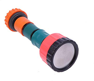 SEWOART 1 Zoll Gartendusche Bewässerung Gartensprenger mit 1000 Löchern Gummierter Griff Langer Stab zur Pflanzenbewässerung Rasen und Blumenpflege Outdoor Sprühdüse