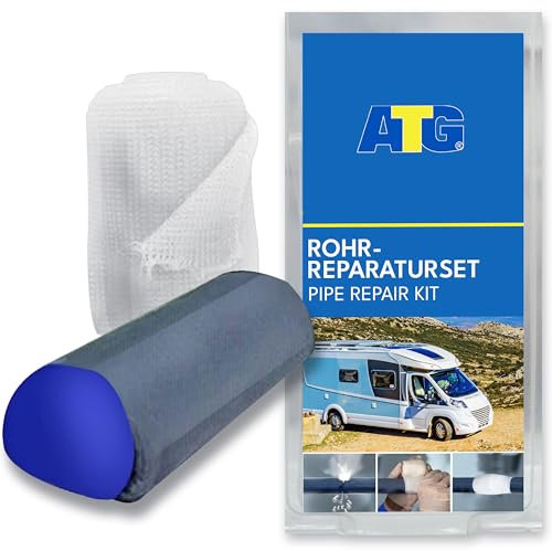 ATG Rohrreparaturband Rohrisolierung Starke Reparatur - Rohr Reparaturset | Hohe Druck und Temperaturbeständigkeit | Selbstklebend | Rohrisolierung Selbstklebend