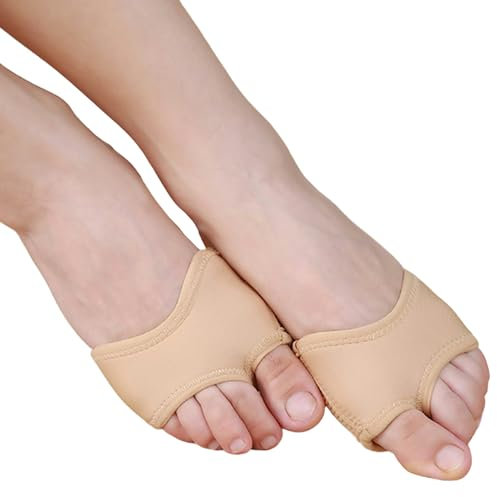 MUNAFIE Zehenschutz Schuhpolster für Tänzer, Spitzenschuhe Ballett, Zehenpolster für Yoga Pilates Beige-XL