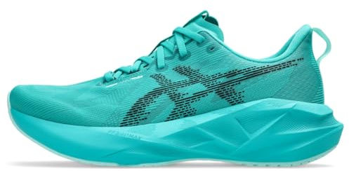 ASICS Men's NOVABLAST 5 Running Shoes, Wave Teal/Black, 10.5 UK