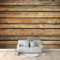 Tapete Fototapete 350 x 256 cm Vlies Tapeten Wandtapete Shabby Chic Holzlatten Wanddeko Design Wanddekoration Wohnzimmer Schlafzimmer Büro Flur, Braun DIY Dekofolie Wohnzimmer