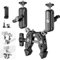 NEEWER Super Clamp + 2 Magic Arm a Doppia Testa Sfera a 360°, Filettature 1/4 3/8, Adattatore per Telefono e Action Camera per Superfici Piane/Rotonde, Compatibile con GoPro DJI Insta360 DSLR, ST82
