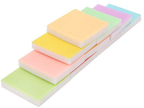 Baxnore 10 Stück quadratische Stempel-Schnitzblöcke, doppelschichtiger, weicher Schnitzgummi-Ziegel, Gummiblock-Stempel-Schnitzblock für die Herstellung von Handwerksstempeln